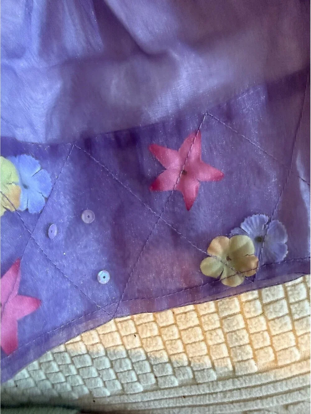 Bitty Baby American Girl Doll Spring Blossoms Purple Dress ONLY B236